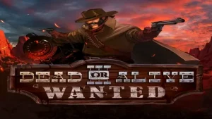 Dead or Alive 3 Wanted game screen featuring gritty western theme